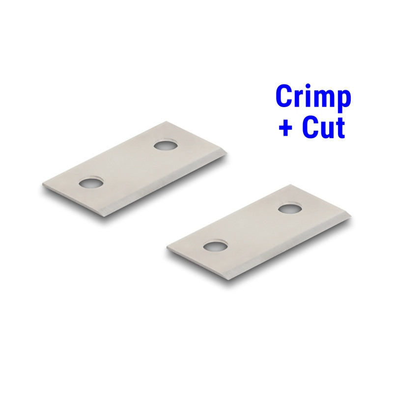 RJ45 Crimp+Cut Klingen Set 2 Stück für Delock 86450