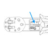 RJ45 Crimp+Cut Klingen Set 2 Stück für Delock 86450