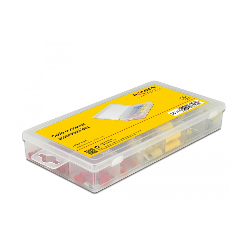 Delock Kabelverbinder Sortiment Box 170-teilig farbig