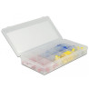 Delock Kabelverbinder Sortiment Box 170-teilig farbig