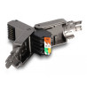 Delock RJ45 Stecker Cat.8.1 STP werkzeugfrei