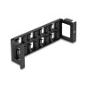 Delock Keystone Halterung 8 Port Panel Aufbau vertikal