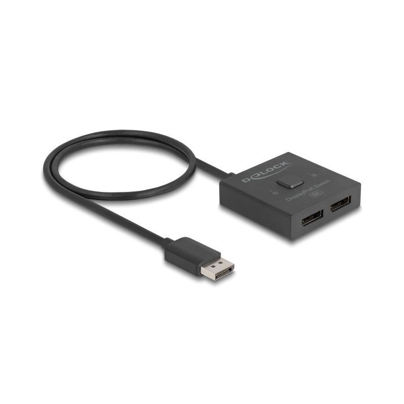 Delock DisplayPort Switch 2 auf 1 bidirektional 8K