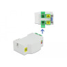 Delock LWL Anschlussdose für Hutschiene 4 x SC Simplex oder LC Duplex