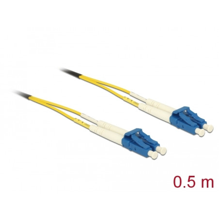 Delock Kabel Lichtwellenleiter LC - LC Singlemode OS2 0,5 m
