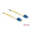 Delock Kabel Lichtwellenleiter LC - LC Singlemode OS2 0,5 m