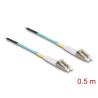 Delock Kabel Lichtwellenleiter LC zu LC Multimode OM3 0,5 m