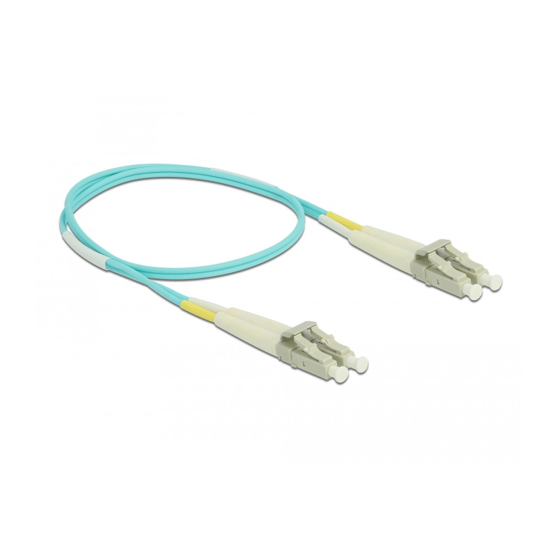 Delock Kabel Lichtwellenleiter LC zu LC Multimode OM3 0,5 m
