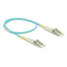 Delock Kabel Lichtwellenleiter LC zu LC Multimode OM3 0,5 m