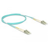 Delock Kabel Lichtwellenleiter LC zu LC Multimode OM3 1 m