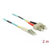 Delock Kabel Lichtwellenleiter LC zu SC Multimode OM3 2 m