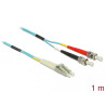 Delock Kabel Lichtwellenleiter LC zu ST Multimode OM3 1 m