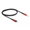 Delock Audiokabel 8 Pin Lightning™ Stecker zu Klinkenstecker 3,5 mm 3 Pin 0,5 m