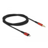 Delock Audiokabel 8 Pin Lightning™ Stecker zu Klinkenstecker 3,5 mm 3 Pin 1,5 m