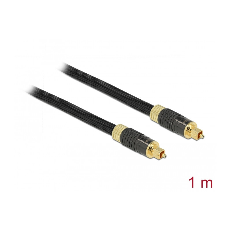 Delock TOSLINK Kabel Standard Stecker - Stecker 1 m
