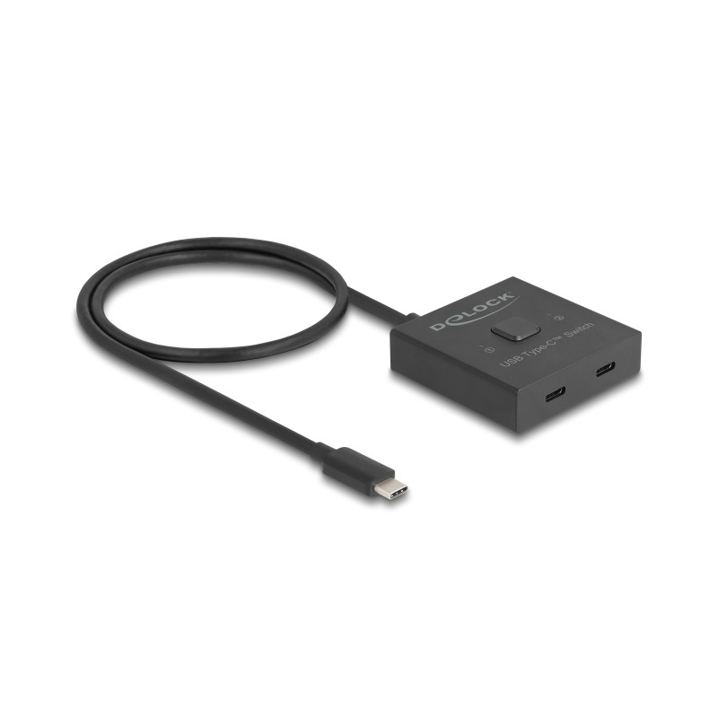 Delock USB 10 Gbps USB Type-C™ Switch 2 auf 1 bidirektional 8K