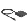 Delock USB 10 Gbps USB Type-C™ Switch 2 auf 1 bidirektional 8K