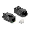 Delock Keystone Modul RJ45 Buchse Cat.6A UTP mit PoE LED