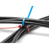Delock Kabelbinder Befestigungskupplung D 12 x H 8 mm 90° drehbar schwarz 100 Stück
