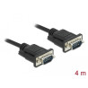Delock RS-232 Kabel Seriell D-Sub9 Stecker zu Stecker mit schmalem Steckergehäuse 4 m