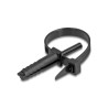 Delock Kabelbinder mit Dübel L 150 x B 7,0 mm schwarz 100 Stück