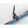 Delock Kabelbinder mit Dübel L 150 x B 7,0 mm schwarz 100 Stück