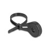 Delock Kabelbinder mit Befestigungsöse L 180 x B 6 mm schwarz 100 Stück