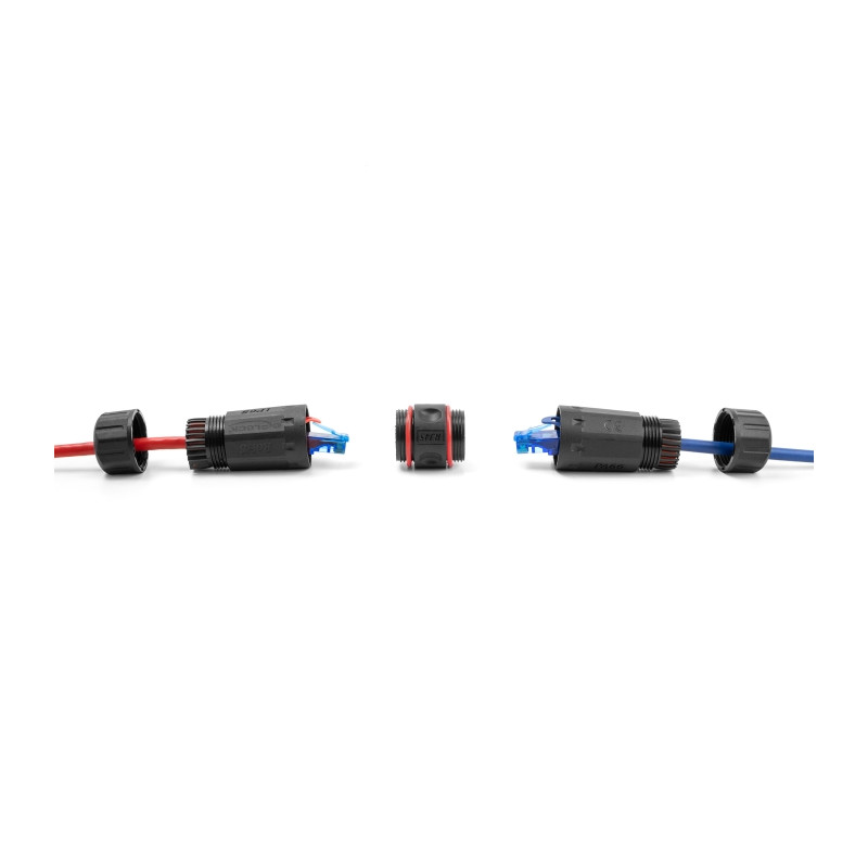 Delock Kabelverbinder RJ45 Buchse zu RJ45 Buchse Cat.6A wasserfest