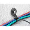 Delock Kabelbinder mit Befestigungsöse L 180 x B 6 mm schwarz 100 Stück