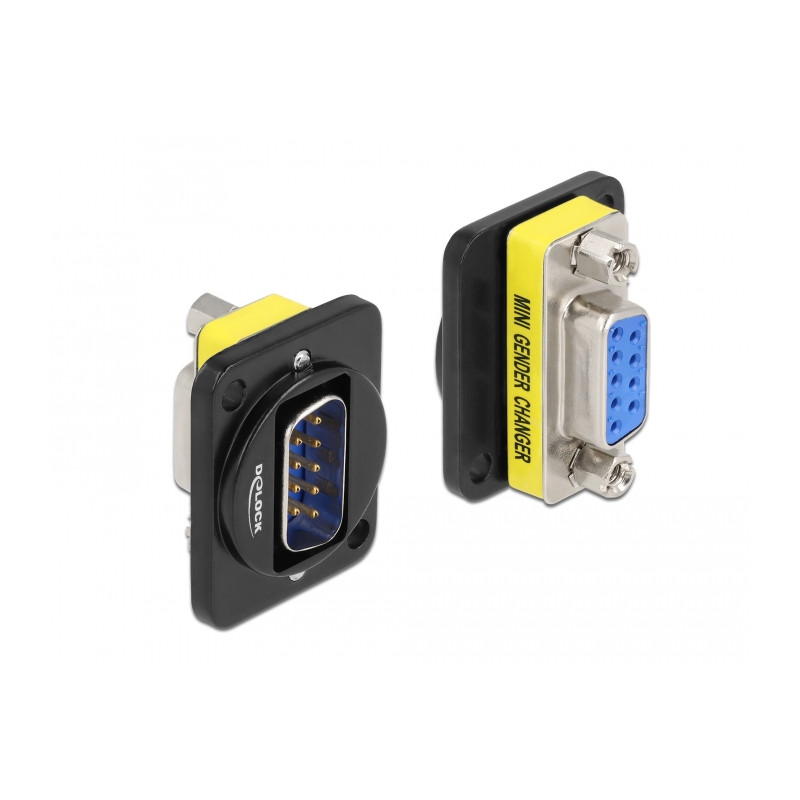 Delock D-Typ Modul DB9 Stecker zu DB9 Buchse