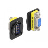 Delock D-Typ Modul DB9 Stecker zu DB9 Buchse