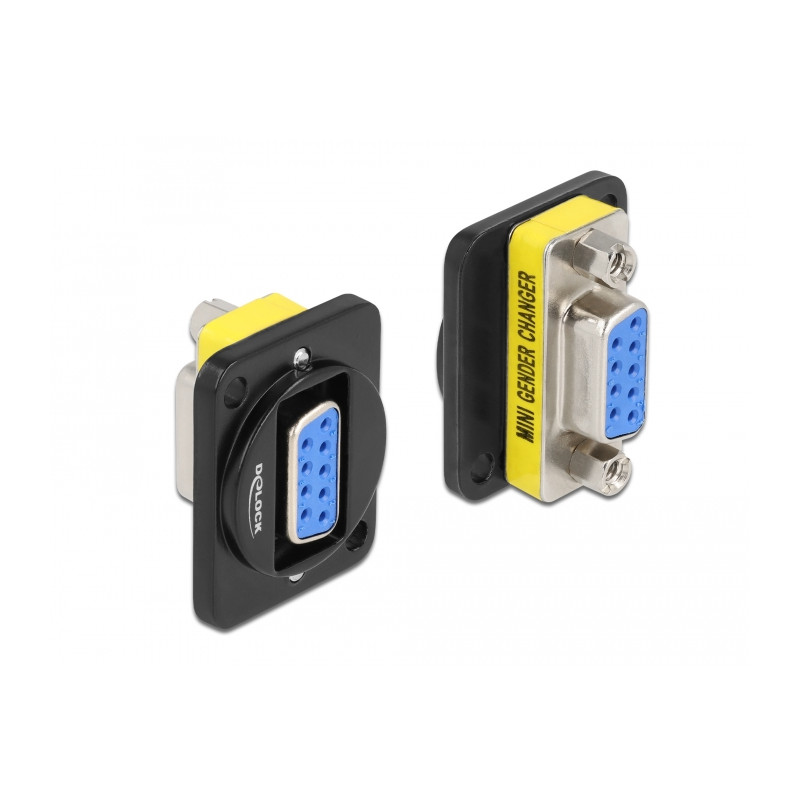 Delock D-Typ Modul DB9 Buchse zu DB9 Buchse