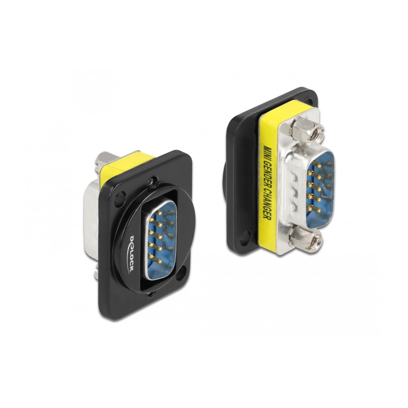Delock D-Typ Modul DB9 Stecker zu DB9 Stecker