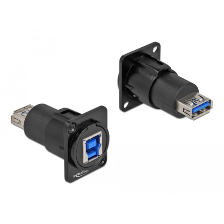 Delock D-Typ Modul USB 5 Gbps Typ-A Buchse zu Typ-B Buchse