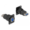 Delock D-Typ Modul USB 5 Gbps Typ-A Buchse zu Typ-B Buchse