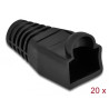 Delock Knickschutztülle für RJ45 Stecker schwarz 20 Stück