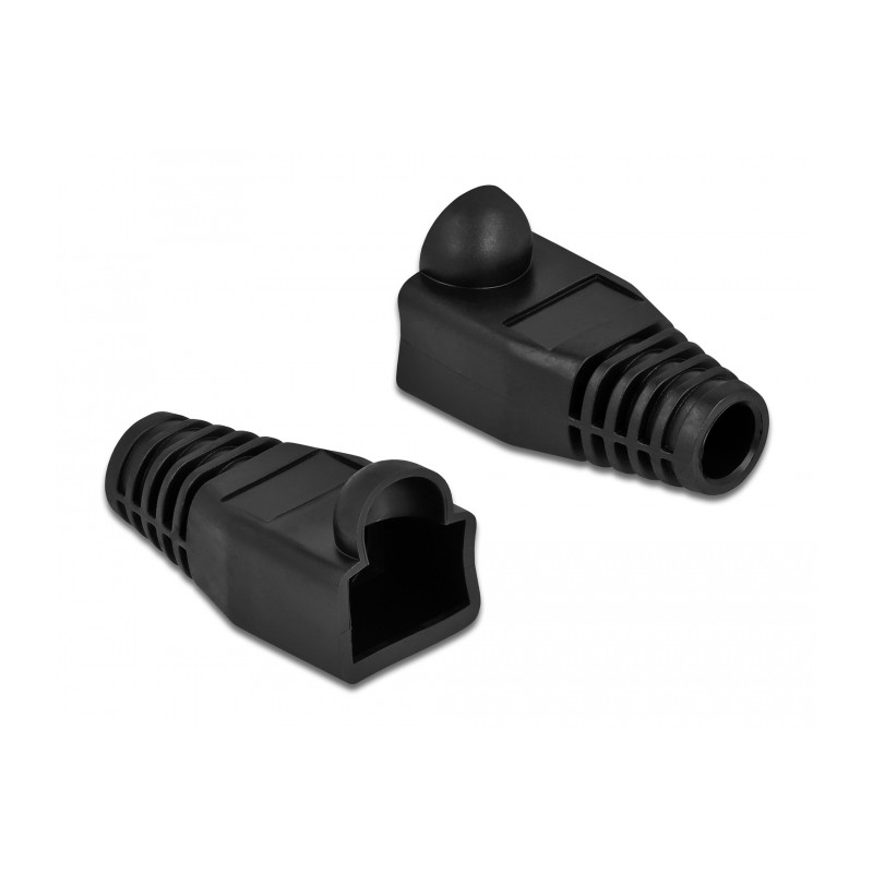 Delock Knickschutztülle für RJ45 Stecker schwarz 20 Stück