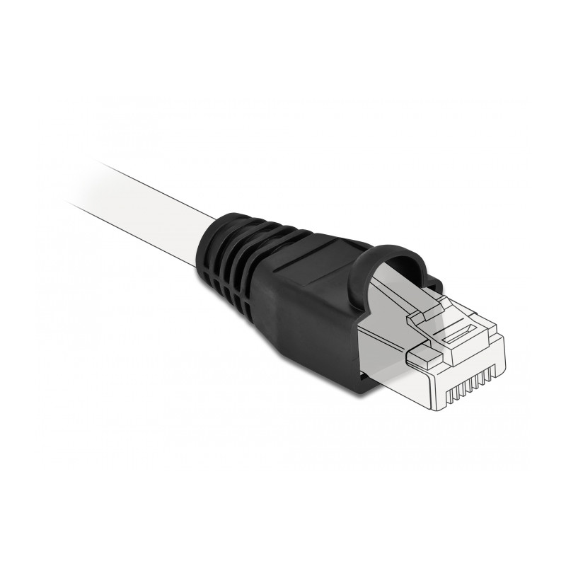 Delock Knickschutztülle für RJ45 Stecker schwarz 20 Stück