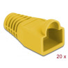 Delock Knickschutztülle für RJ45 Stecker gelb 20 Stück