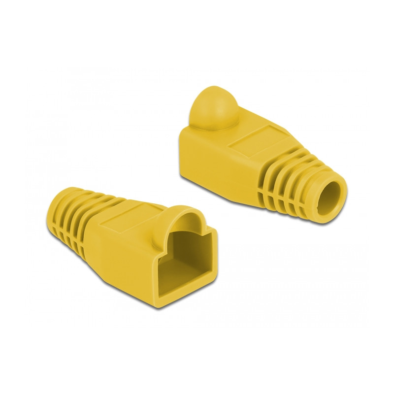 Delock Knickschutztülle für RJ45 Stecker gelb 20 Stück
