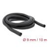 Delock Geflechtschlauch selbstschließend 10 m x 9 mm schwarz