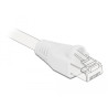 Delock Knickschutztülle für RJ45 Stecker weiß 20 Stück