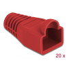 Delock Knickschutztülle für RJ45 Stecker rot 20 Stück