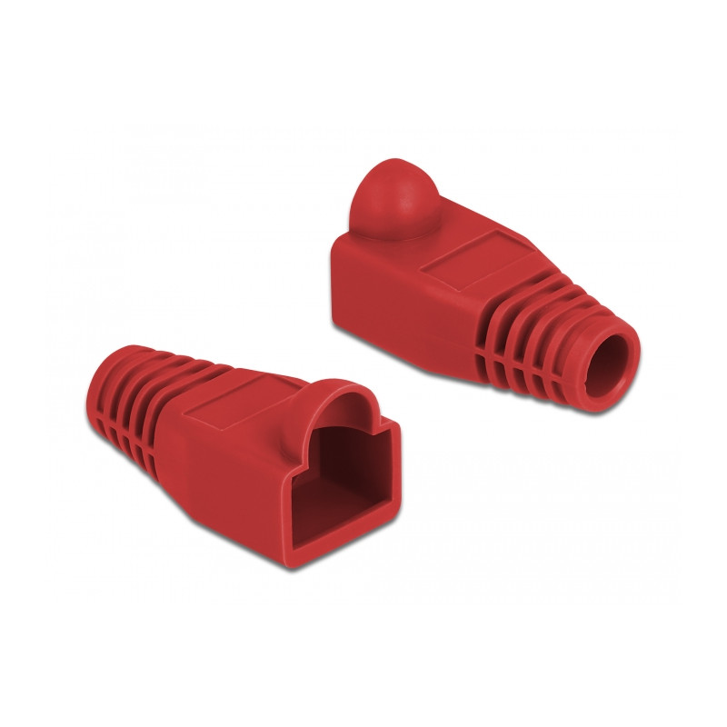 Delock Knickschutztülle für RJ45 Stecker rot 20 Stück