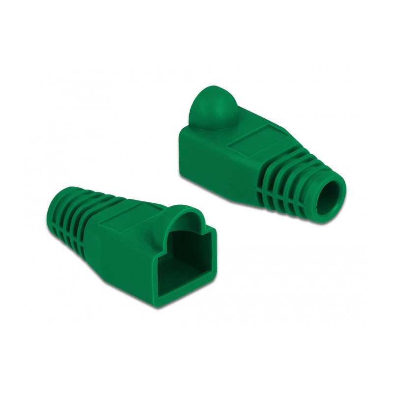 Delock Knickschutztülle für RJ45 Stecker grün 20 Stück