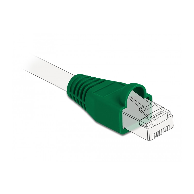 Delock Knickschutztülle für RJ45 Stecker grün 20 Stück