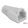 Delock Knickschutztülle für RJ45 Stecker grau 20 Stück