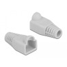 Delock Knickschutztülle für RJ45 Stecker grau 20 Stück