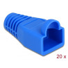 Delock Knickschutztülle für RJ45 Stecker blau 20 Stück