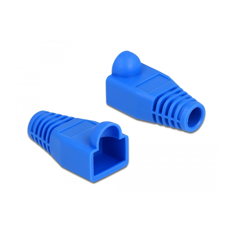 Delock Knickschutztülle für RJ45 Stecker blau 20 Stück